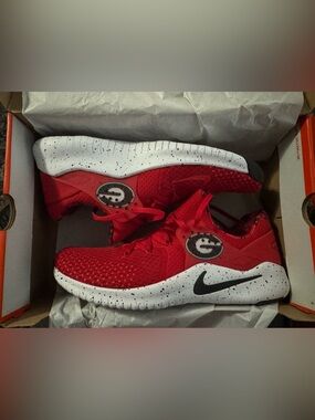 Georgia Bulldogs Nike Free TR 8 AR0418 600 Size 12 New